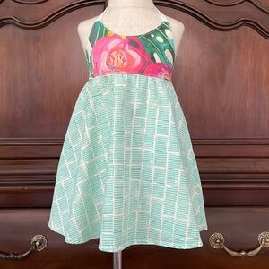 Girls BITTY BAMBU Floral Top Dress Size 1–2T